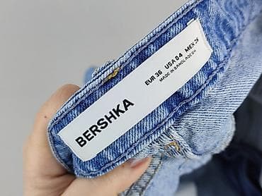 pull and bear jeans mom fit: Bershka, Szorty damskie, rozmiar S — 4