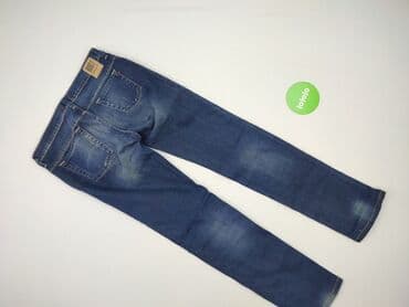 brazowe spodnie woskowane: Jeansy dla mężczyzn, XS — 3