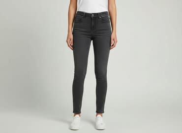 jeansy damskie z kokardkami: Jeansy damskie, rozmiar S — 6