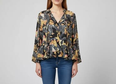 bluzki z printem: Topshop, Bluzka damska, rozmiar L — 7