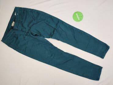 zielone jeansy: Skiny, Spodnie materiałowe damskie, rozmiar S — 2