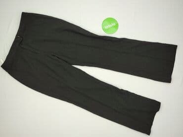 zara woskowane spodnie: Material trousers for women, size L (EU 40) — 2