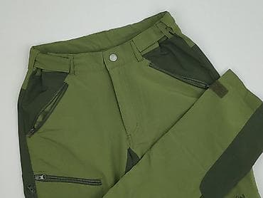 Damskie spodnie outdoorowe softshell – oliwkowo-zielone, rozm. M -