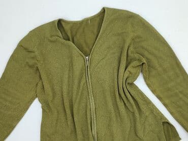 h m sweter w paski zielony: Kardigan damski, L — 1