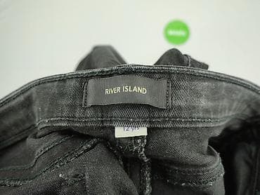 koszula simple: Spodnie jeansowe, River Island, 12 lat, 146/152, stan - Bardzo dobry — 4