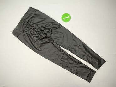 legginsy jeździeckie ocieplane: Legginsy Ze skóry ekologicznej damskie, rozmiar XL — 4