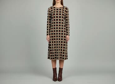 sukienka w geometryczne kształty: Sukienka damska, rozmiar S — 5