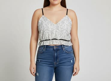 bluzki koronka allegro: PrettyLittleThing, Top damski, rozmiar 2XL — 6