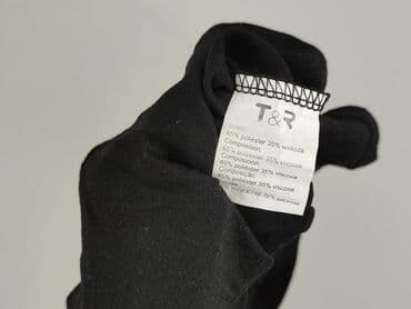 czarne t shirty damskie w serek: Tom Rose, T-shirt damski, rozmiar M — 5