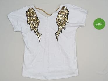 t shirty z cekinami damskie: T-shirt damski, rozmiar One size — 3