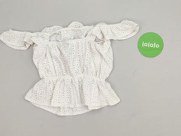 białe bluzki z haftem angielskim: House, Bluzka damska, rozmiar XS — 3