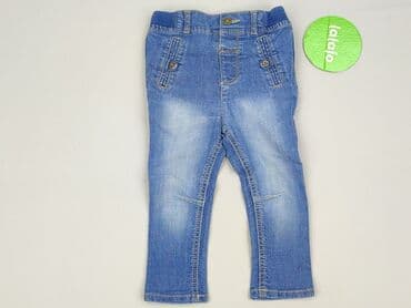 spodnie woskowane bershka: Denim pants, F&F, 12-18 months, condition - Perfect — 2