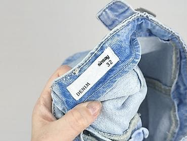 biale pantofle: Denim, Szorty damskie, rozmiar 2XS — 4