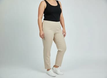 shein buty zimowe: Shein, Spodnie materiałowe damskie, rozmiar XL — 7