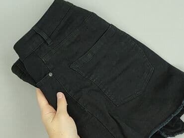 krótkie czarne spodenki z wysokim stanem: Beloved, Szorty damskie, rozmiar L — 5