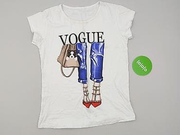basic koszulka biala: Vogue, T-shirt damski, rozmiar M — 2