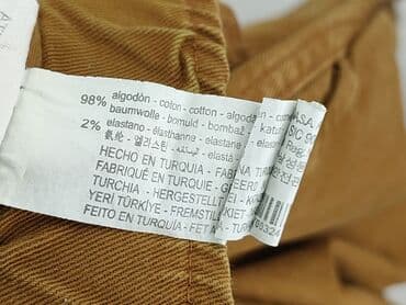 bershka spodnie brazowe: Bershka, Spodnie materiałowe damskie, rozmiar 2XS — 5