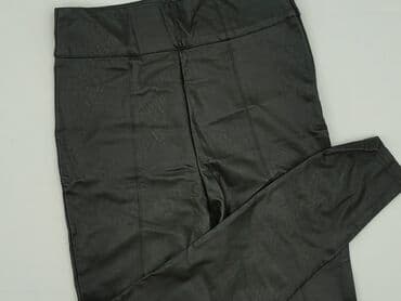 legginsy prążkowane stradivarius: Stradivarius, Legginsy Ze skóry ekologicznej damskie, rozmiar L — 1