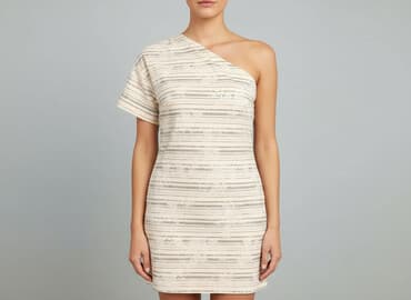 sukienki beżowe midi: Sukienka damska, rozmiar M — 5