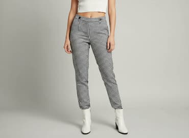 pizama hello kitty spodnie: Spodnie materiałowe damskie, rozmiar S — 6