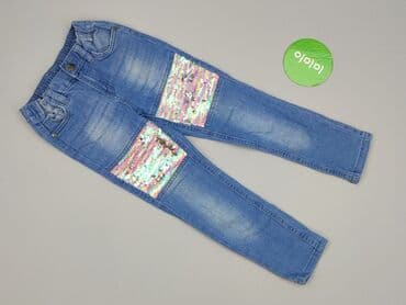 trampki moda: Spodnie jeansowe, Kiki & Koko, 4-5 lat, 110, stan - Idealny — 2