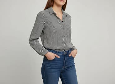 bluzki w paski sinsay: Sinsay, Koszula damska, rozmiar 2XS — 7