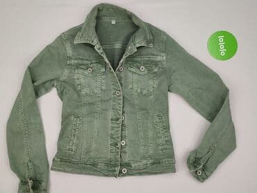 kurtka jeansowa zielona: Kurtka jeansowa damska, rozmiar S — 2