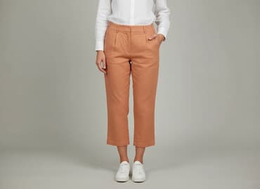 szerokie spodnie pepco: Spodnie 3/4 damskie, rozmiar L — 7