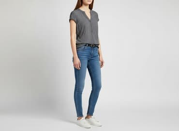 ccc srebrne buty: Zеro, Bluzka damska, rozmiar XS — 7