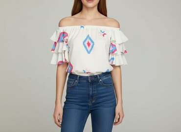 bluzki i koszule damskie desigual: Xana, Bluzka damska, rozmiar M — 1