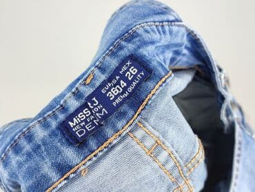ogrodniczki jeansowe damskie krótkie: Denim, Ogrodniczki damskie, rozmiar S — 4