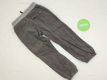biale spodnie woskowane: Sweatpants, 5-6 years, 116, condition - Very good — 3