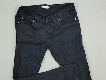 czarne spodnie jeans: Jeansy damskie, rozmiar L — 1