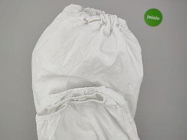 dawne spodnie bufiaste: Białe luźne spodnie damskie typu harem/balloon - Krój: bardzo — 4