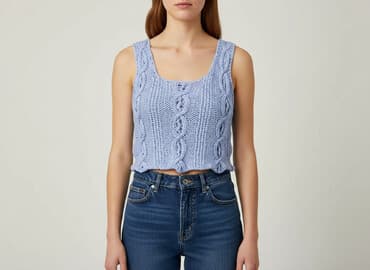 sukienki na chrzest dziecka: Top damski, rozmiar S — 5