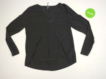 czarna bluzka koronkowa zara: Amisu, Bluzka damska, rozmiar L — 2