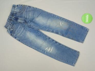 spodnie w paski cropp: Spodnie jeansowe, 10 lat, 134/140, stan - Bardzo dobry — 2