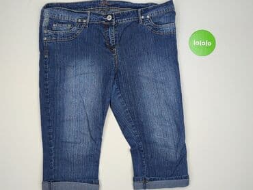 spodnie cargo crop: Spodnie 3/4 damskie, 2XL — 2