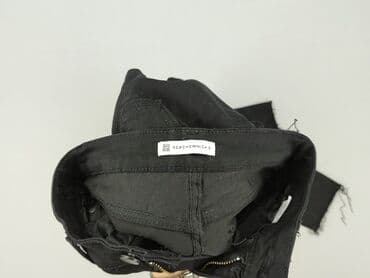 czarne jeansy z dziurami: SZACHOWNICA, Jeansy damskie, rozmiar S — 4