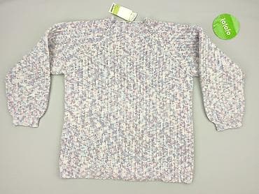 bialy sweterek hm: Sweter damski, rozmiar S — 2