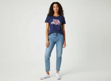 koszulki z długim rękawem damskie pepe jeans: Pepe Jeans, T-shirt damski, rozmiar M — 1