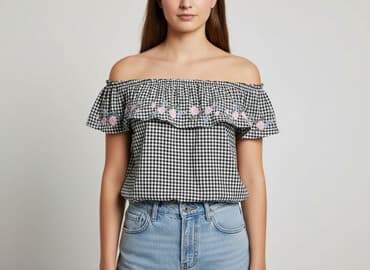 bluzka z frędzlami mohito: Mohito, Bluzka damska, rozmiar M — 1