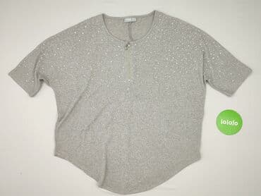 jeansy damskie podarte: Janina, Women's blouse, size 3XL (EU 46) — 2