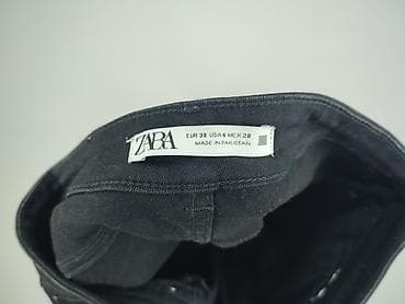 czarne cargo pull and bear: Zara, Jeansy damskie, rozmiar M — 4