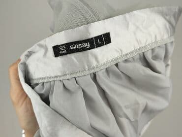 szara spódnice rozkloszowane: Sinsay, Spódnica damska, rozmiar L — 6