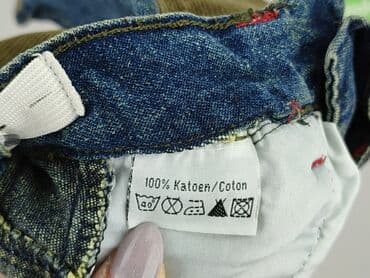 spodnie woskowane czarne: Jeans, 1.5-2 years, 92, condition - Good — 5