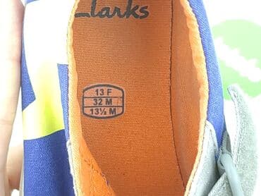 klapki z duzym futerkiem: Buty sportowe Clarks, 32, Używany — 5