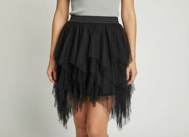 czarne spódnice tiulowe midi: Women`s skirt, size L — 1