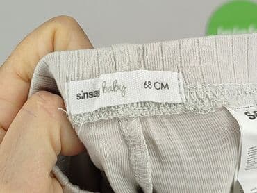 sukienka w pepitkę h: Sweatpants, Sinsay, 3-6 months, condition - Very good — 4