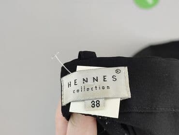 marynarka w kratę damska h m: Hennes Collection, Spodnie materiałowe damskie, M — 4